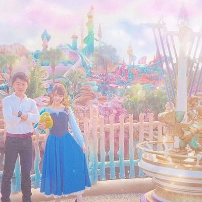 ディズニーカップル仮装①アリエル＆エリック王子