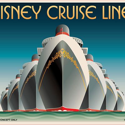 ディズニー・クルーズ・ライン　イメージ図　<br/>（公式ブログより引用）