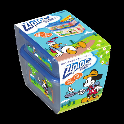 ディズニーデザインのジップロック