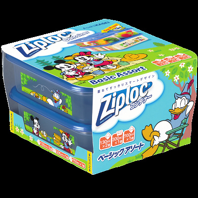 ディズニーデザインのジップロック
