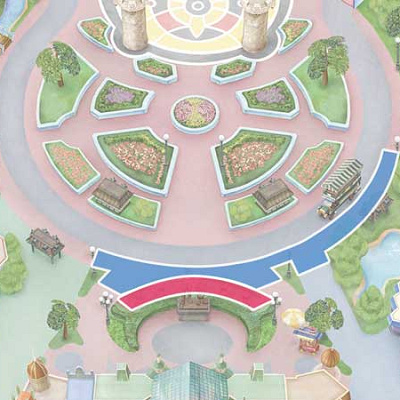 「ディズニー・ハーモニー・イン・カラー」有料鑑賞エリア