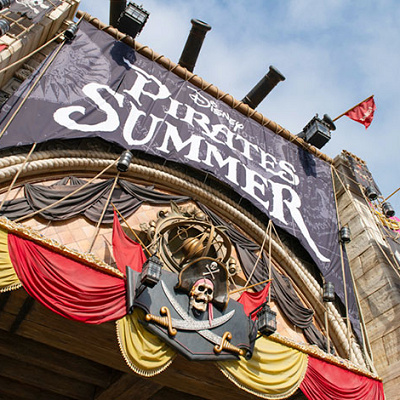 ディズニーパイレーツサマーのデコレーション