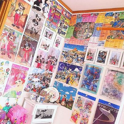 ディズニーポスター部屋