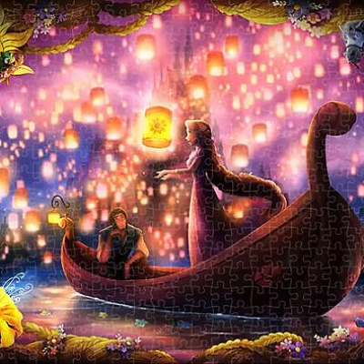 ディズニーパズル：ラプンツェル ピュアホワイト「想いに包まれて」