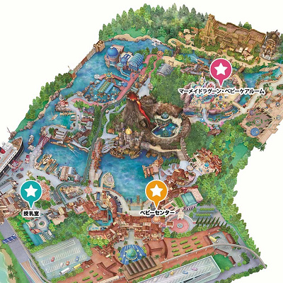 ディズニーシーのベビーセンターの場所