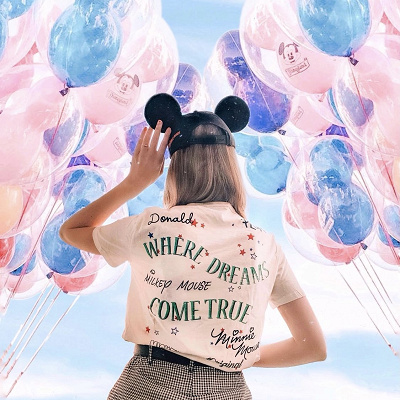 ディズニーTシャツコーデ