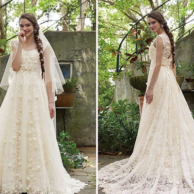 ディズニーウエディングドレス：ラプンツェル