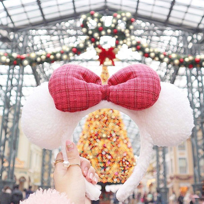 ディズニー冬コーデ