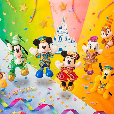 ディズニーランド35周年ぬいぐるみバッジ<br />（公式ブログより引用）