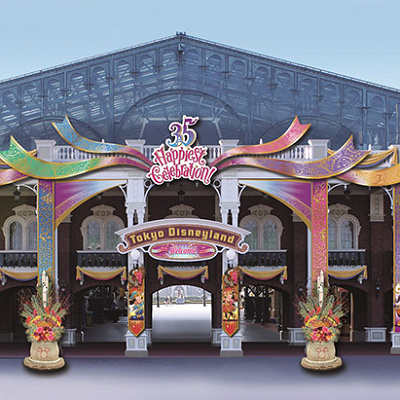 ディズニーランドのデコレーション