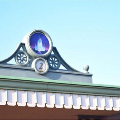 ディズニーランドのチケットブース