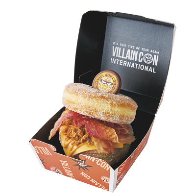 大悪党のためのドーナツ・バーガー～BBQ ポーク&ベーコン～