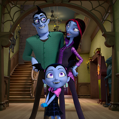 ドラキュラの女の子、バンピリーナとその家族♪