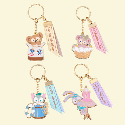 ダッフィー&フレンズのキーチェーンセット