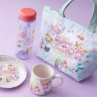 ダッフィー&フレンズのシークレット・オブ・スノーウィーデイのスーベニア付きメニュー