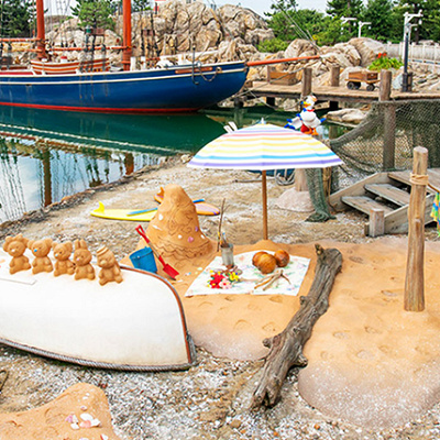 ダッフィー＆フレンズのサニーファンのデコレーション