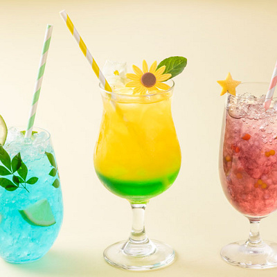 “ダッフィー＆フレンズのテイスティ・サマー・サプライズ”スペシャルドリンク（テイスティ・サマー・サプライズスペシャルメニュー）