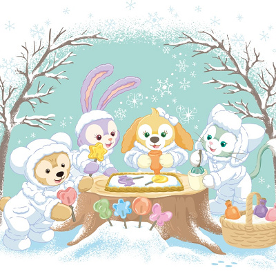 ダッフィー＆フレンズのホワイト・ウィンタータイム・ワンダーズ