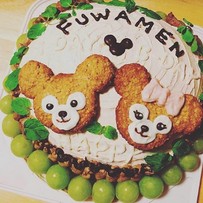 ダッフィー・シェリーメイ誕生日ケーキ