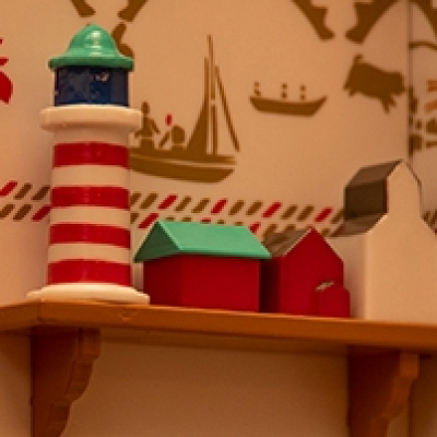ダッフィーのドールハウス：灯台の置物