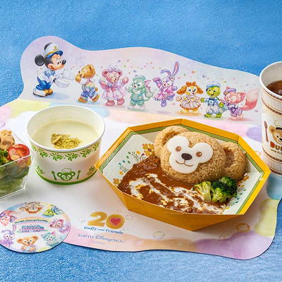 ダッフィーのスペシャルセット（ビーフ）