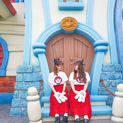 イヤーハットコーデ