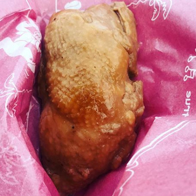 食べやすい大きさのジューシーチキン