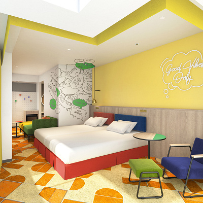 ”Energy pop”コーナーファミリールーム