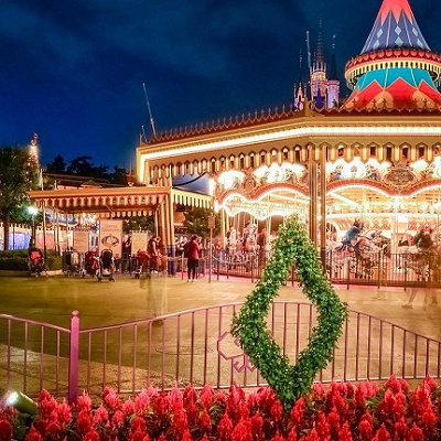 絵本に登場しそうな夜景を楽しめる