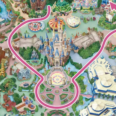 イッツ・ア・スウィーツフルタイム！のパレードルート