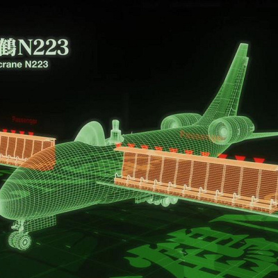 エヴァンゲリオンの飛行機