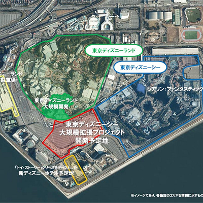 「ファンタジースプリングス」開発予定地