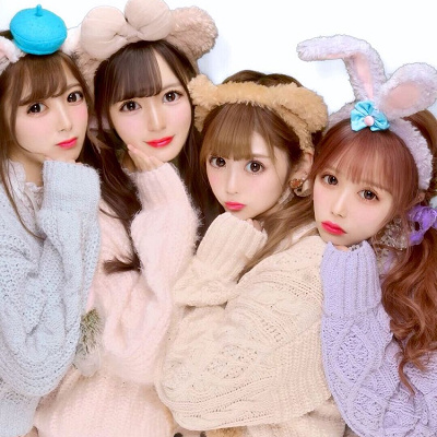 女子力UP♡ざっくりニット×パステルカラーのコーデ