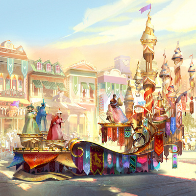 『眠れる森の美女』のフロート