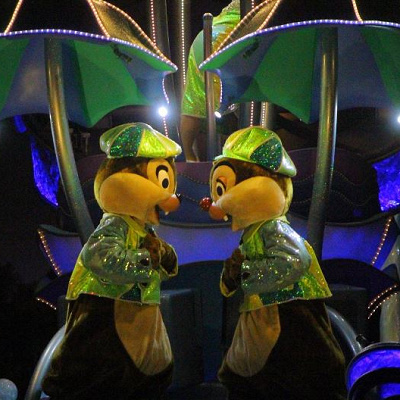 フロートが傘に