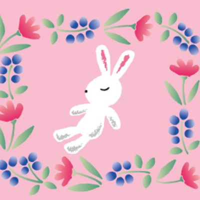 花とうさぎ