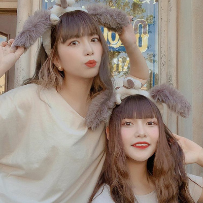 ふわふわスヌーピー×ベージュワンピ