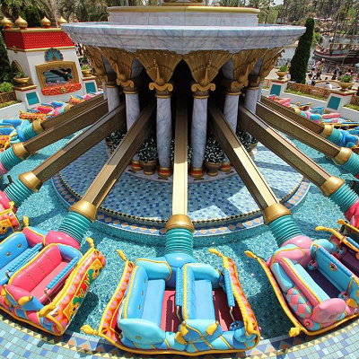 上から見た空飛ぶじゅうたん