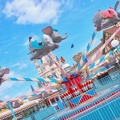 空飛ぶダンボがとってもキュート