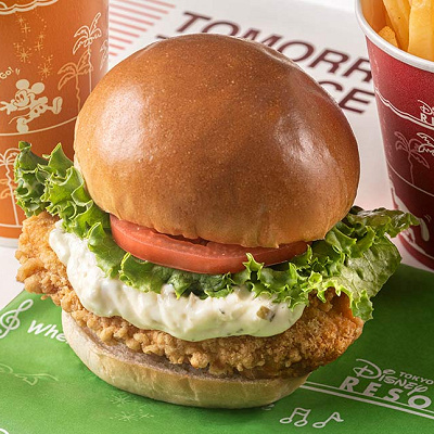 フライドチキンバーガー（タルタルソース）