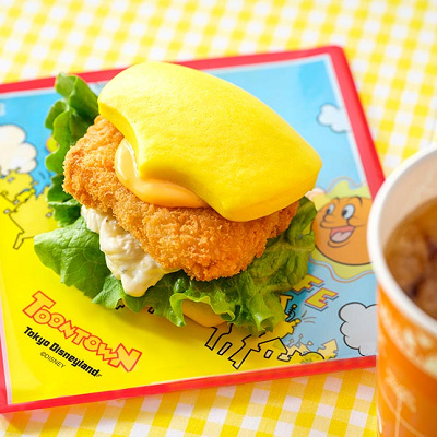 フライドフィッシュパオ（チーズ＆タルタルソース）