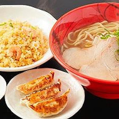 炒飯餃子セット／風神雷神 RA-MEN