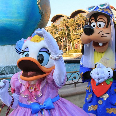 フリーグリのデイジーとグーフィー