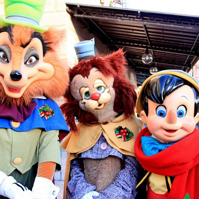 フリーグリのピノキオとファウルフェローとギデオン