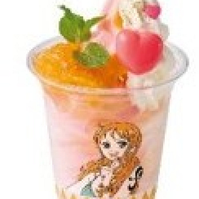 ナミさんへ捧げるフローズン・スムージー ブランマンジェ添え ～みかん&ピーチ～