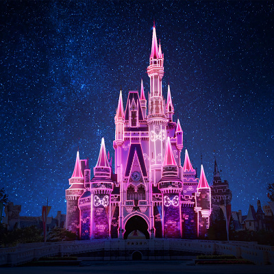 ファンダーナイトのプロジェクションマッピング