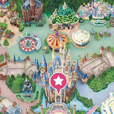 ガラスの靴の地図