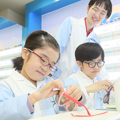 メガネショップの体験