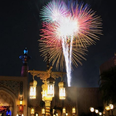 パークのどこから見ても大迫力！