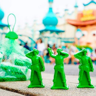 グリーンアーミーメンのクリップセット